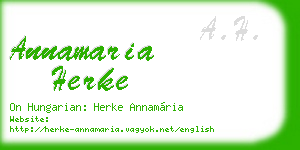 annamaria herke business card